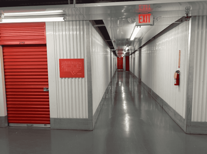 Secure Self Storage Indoor Hallway